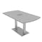 Skutchi Designs 33.5 in W, 69.5 in L, 29 in H, Engineered Wood Top, Grey HAR-AREC-34X70-DOU-ELEC-XD01 - alternate 1
